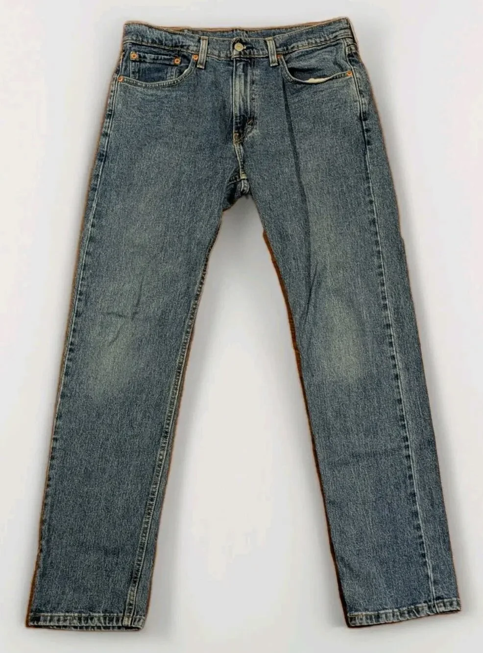 Levi’s 502 Jeans Mens 32x32 Blue Denim Regular Taper Fit Medium Wash